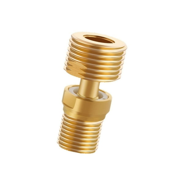 360 Degree Adjustable Angled Bents Base Lengthened Brass Shower Tap Adapter