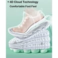 thumbnail image 3 of Sibebed 2 Pairs  Insoles for Men Women, Cloud Like Massage Insole, Men's Comfortble Shoe Insoles Inserts, Breathable Memory Foam with Arch Surpport (Black, Men 8-8.5/Women 9.5-10), 3 of 10