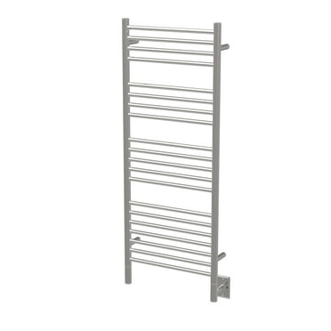 Amba Jeeves DSP Model D Straight 20-Bar Hardwired Towel Warmer - Silver