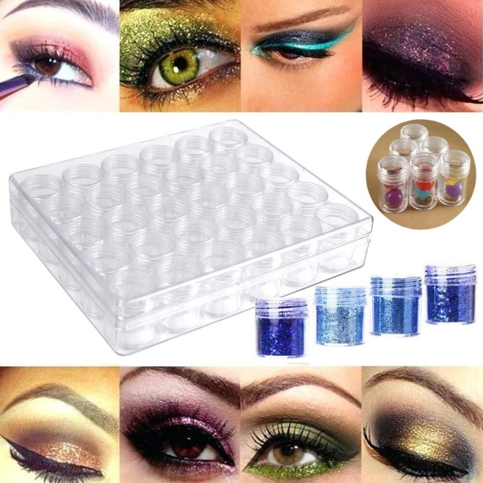 KNACK - 30Slots Diamond Painting Storage Containers,Plastic Bead Organizer Case With Lid