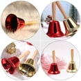 thumbnail image 4 of 2pcs Super Loud Christmas Hand Bells Lovely Service Hand Bells Party Props, 4 of 7