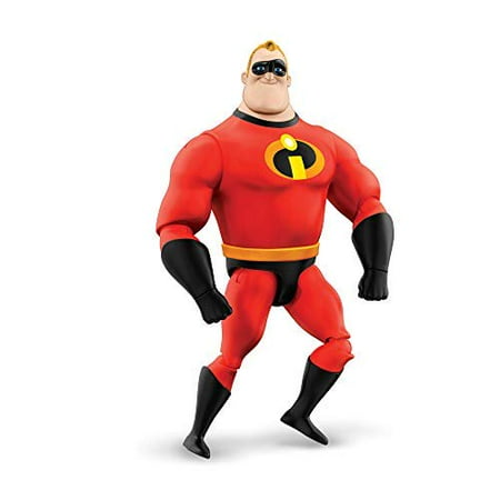Pixar Interactables Mr. Incredible Talking Action Figure, 8-in Tall Highly Posable Movie Character Toy, Interacts with Other Figures, Kids Gift Ages 3 Years & Older