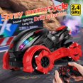 thumbnail image 2 of EIMELI Voiture RC 2022 Nouvelle Voiture Télécommandée Haute Technologie 2,4 g 1 18 Voiture RC en Alliage Double Face Tonneau Drift Conduite Tir à la Bombe à Eau pour Enfants Voiture de Contrôle Compétitive Jouets pour Garçon (Vert, 2 of 6