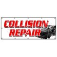 thumbnail image 1 of Bannière Collision Repair 48"x120 Pouces Peinture pour Atelier Automobile, 1 of 4