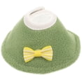 thumbnail image 1 of FESTFENDS Parrot Accessories Bird Collar Green Polar Fleece for Post-surgery Recovery 1Pcs, 1 of 8