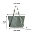thumbnail image 3 of TUOBARR Bag Tote Bag Canvas Bag Nylon Bag Large Bag Casual Ladies Large Capacity Shoulder Bag, 3 of 5