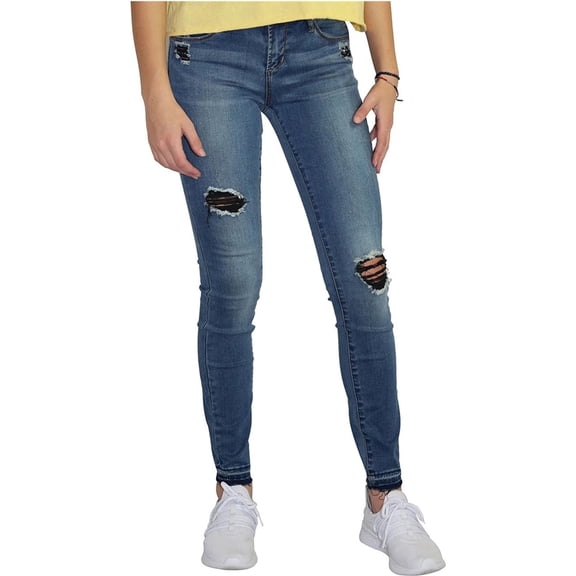 Articles of Society Womens Sarah Skinny Fit Jeans, Blue, 24