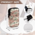 thumbnail image 6 of SEANATIVE Double Eyeglasses Case Neoprene Zipper Sunglasses Pouch Shockproof Glasses Case Anti-Scratch Lightweight Eyewear Pouch for Two Pairs of Glasses, Tropical Palm Tree Flower Print, 6 of 7