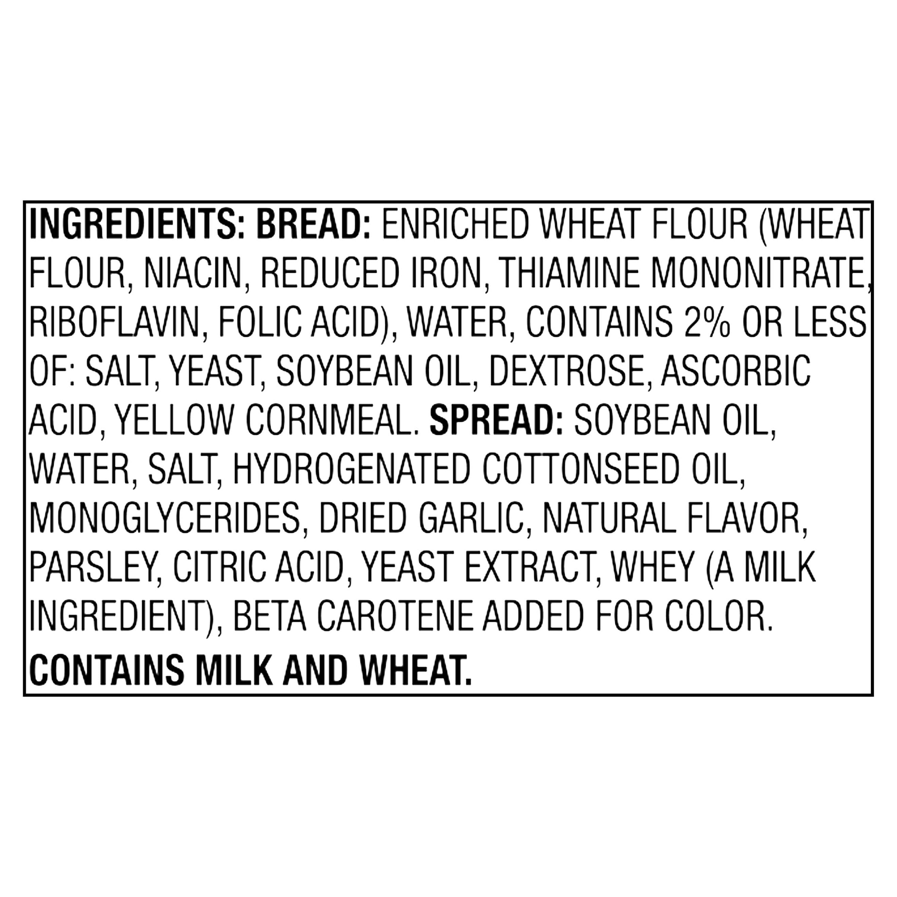 Great Value Garlic Texas Toast, 11.25 oz, 8 Count (Frozen)