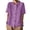 501_Purple, variant on Womens Tops Dressy Casual Ladies' Cotton And Linen Shirt 2025 Solid Color Loose Double Breasted Lapel Casual Short Sleeved Blouse