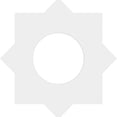 thumbnail image 4 of 14"OD x 6"ID x 7 3/4"C x 1"P Axel Architectural Grade PVC Contemporary Ceiling Medallion, 4 of 11