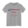 thumbnail image 1 of HABDGIKS T-Shirts d'Été pour Filles Enfants la R.I.P Lettre Col Rond Décontracté Imprimé Doux Manches Courtes, 1 of 4