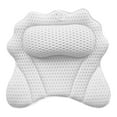 thumbnail image 1 of Almohada de baño Cojín de bañera Cómoda almohada de bañera con ventosa Relajante Blanco, 1 of 9