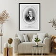 thumbnail image 4 of Historic Framed Print, [John Welsh, 1805-1886, head and shoulders portrait, facing left. Minister to Great Britain], 17-7/8" x 21-7/8", 4 of 9
