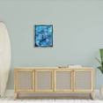thumbnail image 2 of Koi Fish Ripples Pond Lilies Animals & Insects Painting Luster Gray Framed Art Print Wall Art, 2 of 6