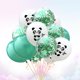 thumbnail image 5 of FELTECHELECTR Juego de 15 globos de látex de 12 pulgadas con estampado de panda para bodas, cumpleaños de bebés., 5 of 6