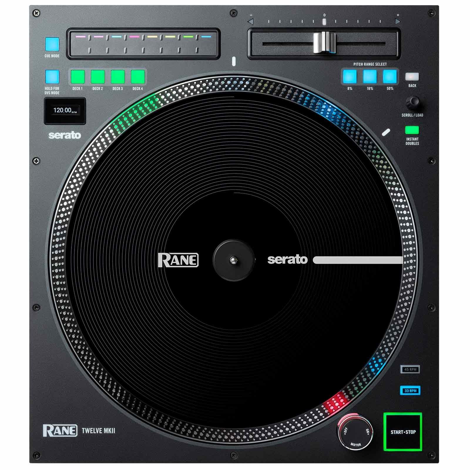 Rane Twelve MKII 20.30 in x 20.30 in x 8.40 in Solid Steel Strength Durability, Black