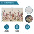 thumbnail image 6 of Spring Floral Placemats Set of 4, Watercolor Lavender Daisy Butterflies Beige Placemats for Dining Table, Place Mats for Kitchen Tabletop, Waterproof Wipeable Dining Table Mats Set, 6 of 9