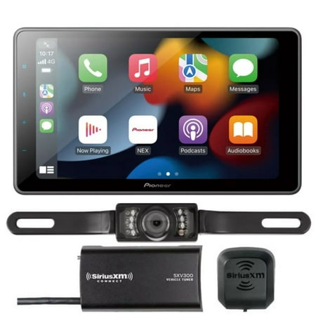 Pioneer DMH-W3000NEX 6.8 Indash Digital Media Receiver + SiriusXM Tuner + Camera