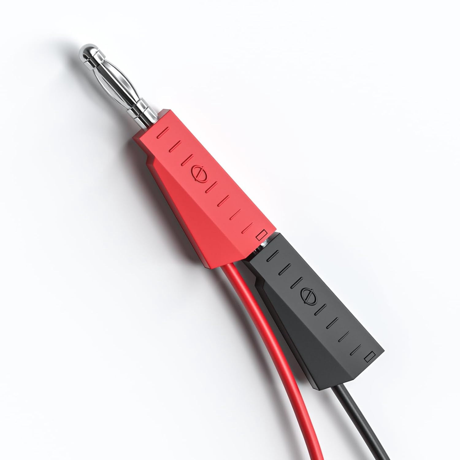 Stackable banana plugs to breadboard male jumper soft flexible silicone test leads for electrical testing