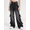 Black, variant on Amidoa Wide Leg Girls Jeans Baggy High Waist Straight Leg Casual Denim Pants,Blue,Size 6