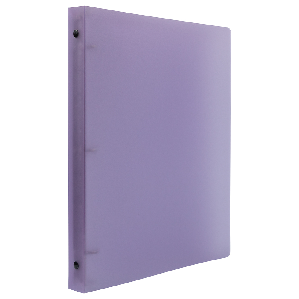JAM Paper, Plastic .75 in Binders, 3 Small Rings, Light Purple, 1/Pack
