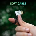 thumbnail image 2 of Portkeys 8K Ultra Thin HDMI Cable Suit 2.5mm Diameter, HDMI A to A Slim Soft Cord 48Gbps Ultra High Speed HDMI 2.1 Cord 8K@60Hz, HDR, eARC, 3D for Monitor, PS5, Xbox, PC, HDTV (A to A, 30cm), 2 of 8