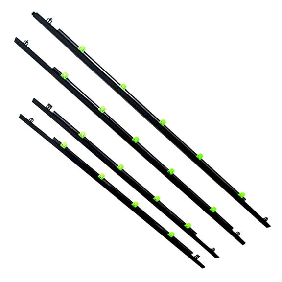 Genrics Fit For Honda Crv 2007-2011 Chrome Window Moulding Trim Weatherstrip Seal Belt