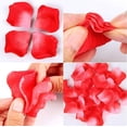 thumbnail image 2 of Nvzi 1000 piezas de pétalos de rosa artificiales para decoración de bodas y fiestas, color azul bebé, 2 of 3
