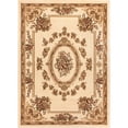 thumbnail image 1 of Infinity Home 36324 3 ft. 11 in. x 5 ft. 3 in. Timeless Le Petit Palais Traditional Area Rug - Ivory, 1 of 5