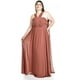 thumbnail image 5 of Vestido de noche multiformas Roman Fashion /Tallas Extras, 2001 (Chedron) cafe 36, 5 of 6