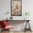 thumbnail image 3 of Golden Retriever with Easter Egg and Tulip 500 Piece Puzzle&nbsp;– Cute Dog Spring Scene of a Golden Retriever with Holiday Symbols, A Sweet and Festive Blend of Pet and Seasonal Art, 3 of 8