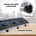 thumbnail image 4 of Combo TRIPLE FAMA Estufa 3 Quem, kit conexión y Tanque Super Flama Combo TRIPLE FAMA Estufa 3 Quem, kit conexión y Tanque, 4 of 7