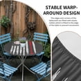 thumbnail image 5 of American Flag Fitted Tablecloth with Elastic Edged, Round Table Cloth for Dining Table, Retro US Flag Baseball Stars Gray Waterproof Oil Proof Table Cover for Indoor Outdoor 45"-54", 5 of 8