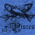 thumbnail image 2 of CafePress - Zodiac Distressed Pisces_Wh - Cute Infant Baby Football Bodysuit, 2 of 3