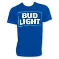 thumbnail image 2 of Bud Light 37345-Large Bud Light New Logo Mens Royal Blue T-Shirt - Large, 2 of 2