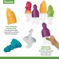 thumbnail image 4 of Tovolo Silicone Popsicle Molds with Sticks (Ocean Friends) - Ice Pop Molds with 4 Cavities for Homemade Flavored Ice Pops & Frozen Snacks - Popsicle Maker with Drip-Guards, Dishwasher Safe & BPA-Free, 4 of 7