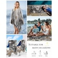 thumbnail image 5 of Black Marble Beach Towels Oversized Super Absorbent, Retro Chic Abstract Mottled Texture Art Lightweight Bath Towel Quick Dry Sets For Bathroom/Pool/Rv Camping/Beach Play/Gym Room/Picnic 35"x70", 5 of 8