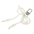 thumbnail image 5 of Unique Bargains 1 Pc Handbag Charms Keychains Faux Pearl Bow Bag Accessories Pink, 5 of 5