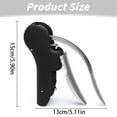 thumbnail image 3 of Vertical Lever Corkscrew Wine Ergonomic Handle Non Multifunctional Quick Open Beverage Bottle Tool Home Bar, 3 of 9
