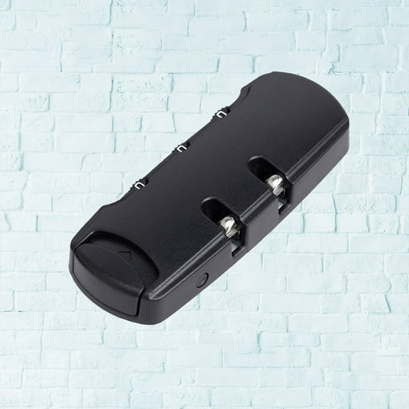 CTIRCHIU Zipper Locks for Backpacks Combination Lock Black for Travelers 1Pack