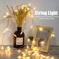 thumbnail image 3 of Winter Wonderland Snowflake String Lights, Snowflake LED String Light Battery Control Type Decorative Lamp Party Wedding Ornament Snow Theme Wedding Parties [A], 3 of 8