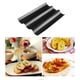 thumbnail image 2 of Perforación Antiadherente Tres Ranuras Pan Negro Onda Bandeja Para Hornear Estante Baguette Molde Para Hornear Molde Para Pasteles Bandeja Rectangular Para Hornear Molde Bandeja Para Pan Scienceny HA020540-00, 2 of 6