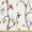 Birds on a Tree Art Design, variant on Ambesonne Autumn Fabric by the Yard Upholstery, Wild Forest Season Gazelle, 1 Yard, Amber and Jade Green