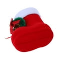 thumbnail image 5 of 5 uds decoración navideña botas de caramelo de Papá Noel regalo de fiesta en casa botas rojas, 5 of 5