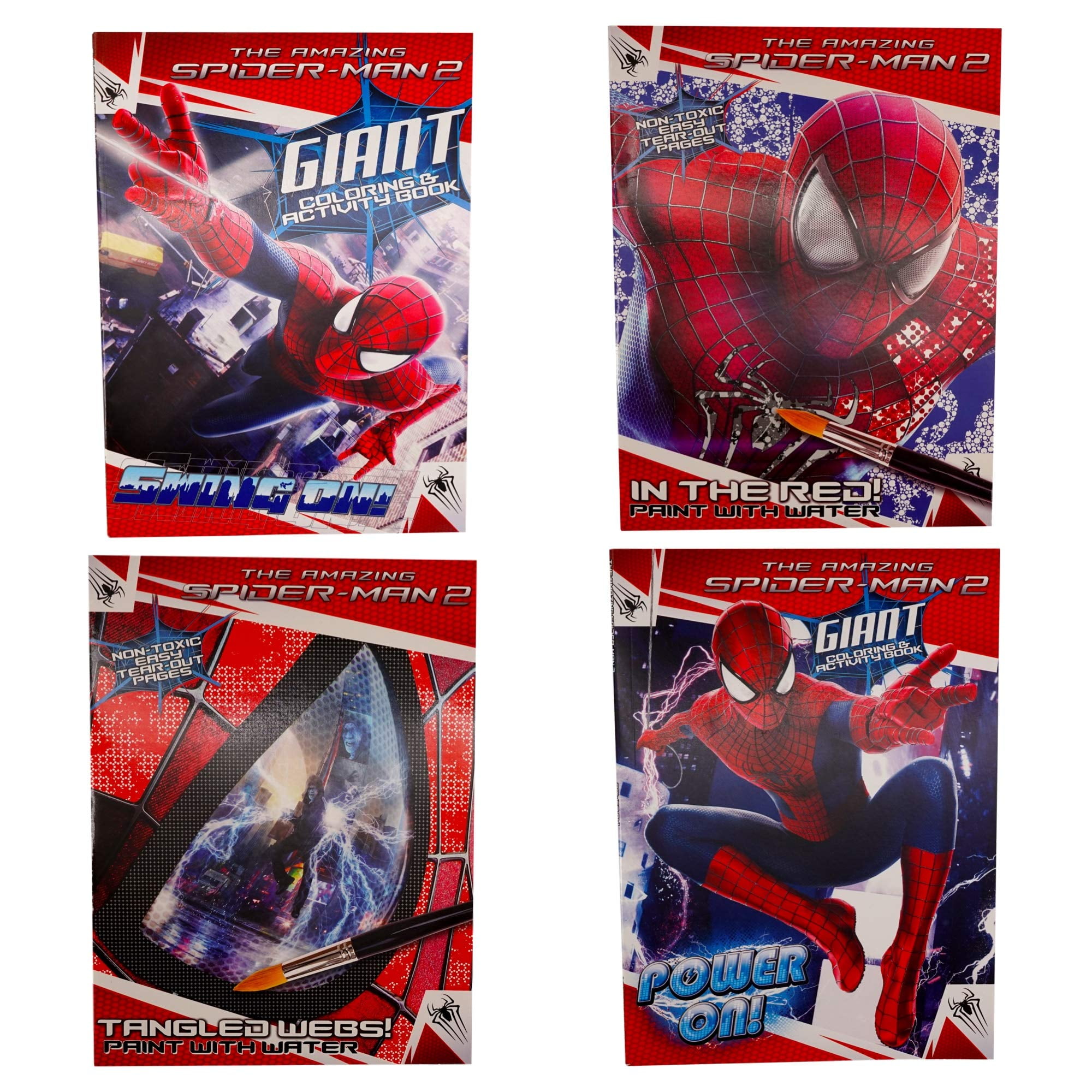 Marvel Spider man Activity Colouring Pad Book With 4 Pencil Set For Kid 