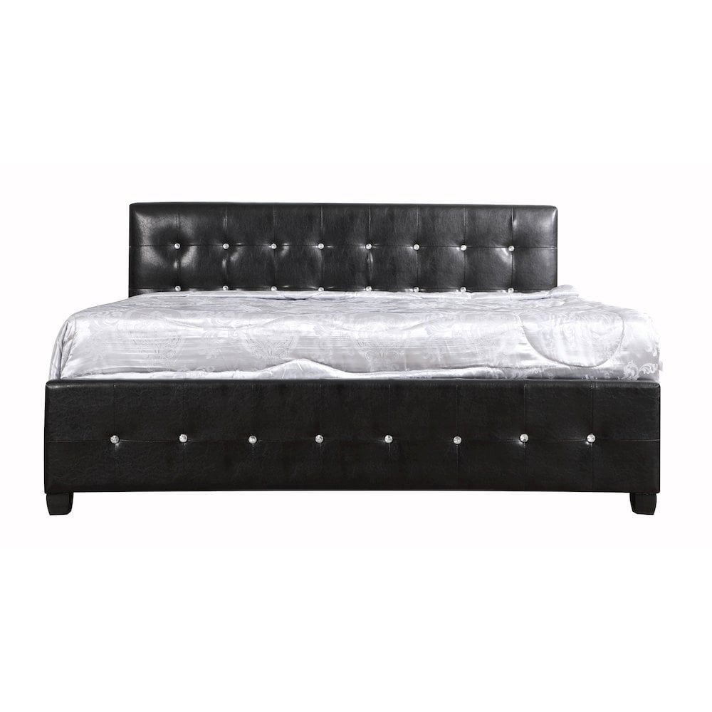 Glory Furniture Diamond King Bed in Black Color
