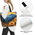 thumbnail image 3 of Easygdp Elegant Sunset Sunflower Bolsas Tote para Mujer, Bolsos de Hombro para Viaje, Bolsos de Mano de Gran Capacidad para Compras y Trabajo, 3 of 8