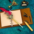 thumbnail image 3 of Fountain Pen Set Calligraphy Writing Pen Set Feather Dip Pen Gift Box Kits, 3 of 11