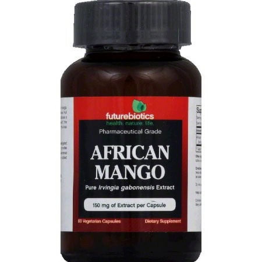 Futurebiotics Pharmaceutical Grade African Mango 150 mg Dietary Supplement, 60 Ct
